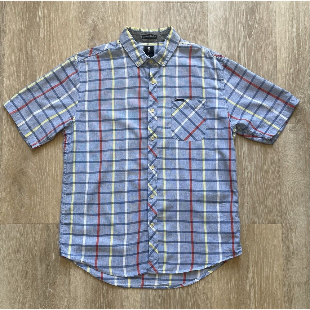 Billabong Men's Large Button Down| 100% Cotton Light Weight